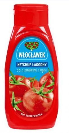 KETCHUP ŁAGODNY WŁOCŁAWEK 480g