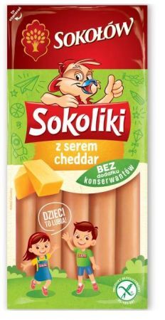 PARÓWKI SOKOLIKI CHEDDAR (130G)